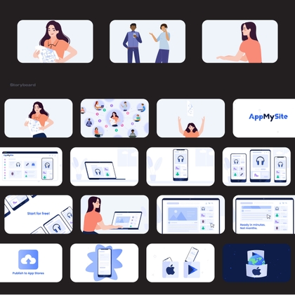 App My Site Animations